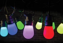Vellight Lichtslangen^ Tuya Led - 15 M - 15 Meerkleurige Lampen - Zwarte Draad - Smart