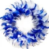 * Veren Krans 30 Cm "Blauw/Wit" Online