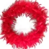* Veren Krans 30 Cm "Rood" Discount