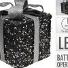 Koopman Verlichte Kerstfiguren^3 Verlichte Geschenkdozen Met Led - Zilver - 15Cm, 20Cm, 25Cm