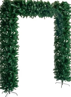 VidaLife Kerstboog Met Led's En Kerstballen 240 Cm Groen Clearance