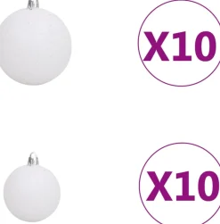 VidaLife Kerstboog Met Led's En Kerstballen 240 Cm Groen Clearance
