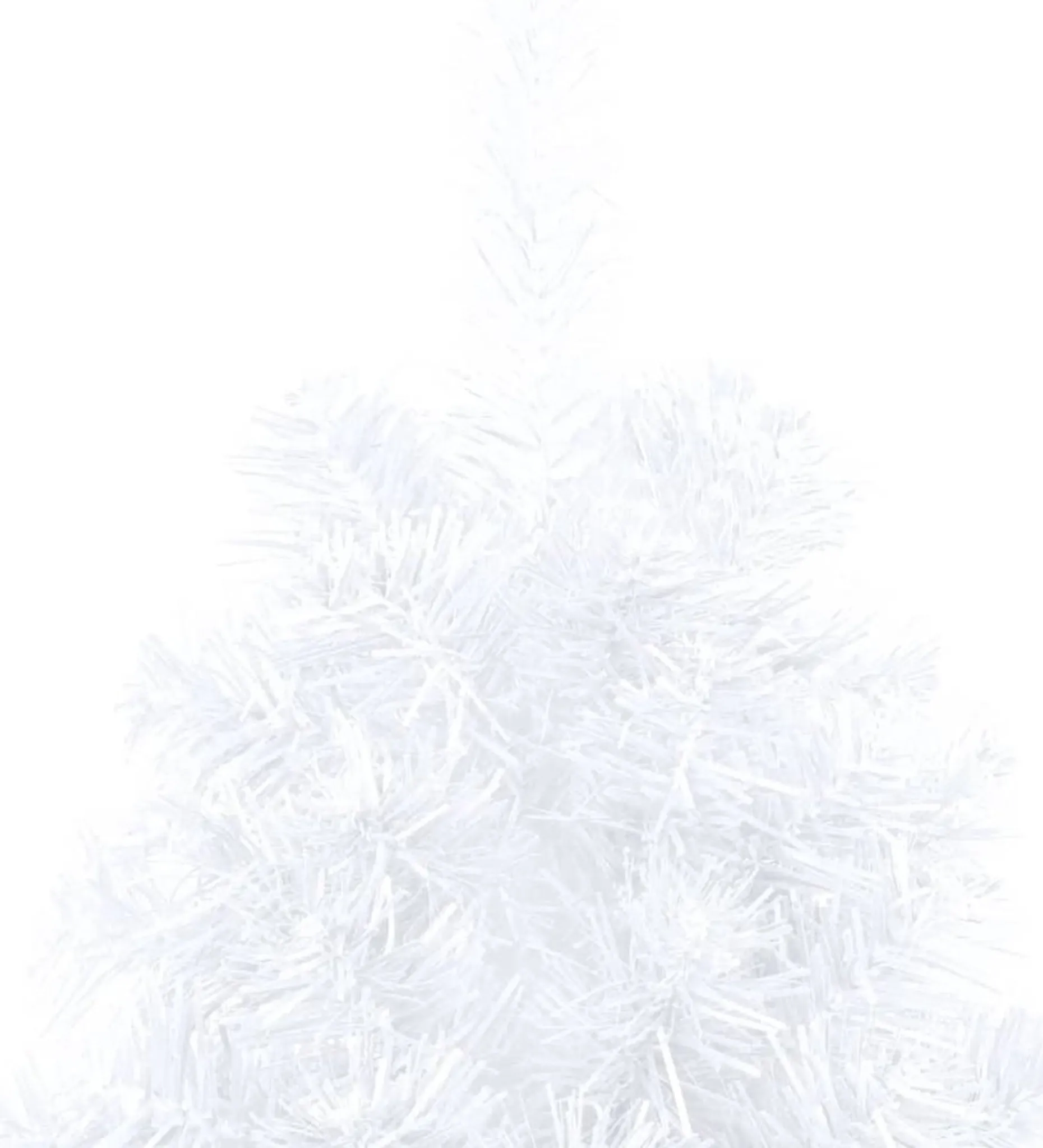 VidaLife Kunstkerstbomen^ Kunstkerstboom Met Led's En Standaard Half 150 Cm Pvc Wit