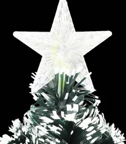 VidaLife Kunstkerstbomen^ Kunstkerstboom Met Standaard/Led 120 Cm Glasvezel