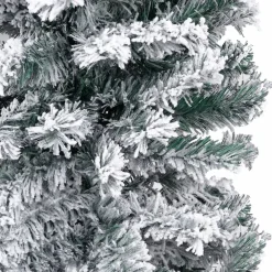 VidaLife Kunstkerstbomen^ Kunstkerstboom Met Led's En Kerstballen Smal 240 Cm Groen