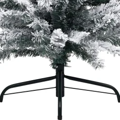 VidaLife Kunstkerstbomen^ Kunstkerstboom Met Led's En Kerstballen Smal 240 Cm Groen