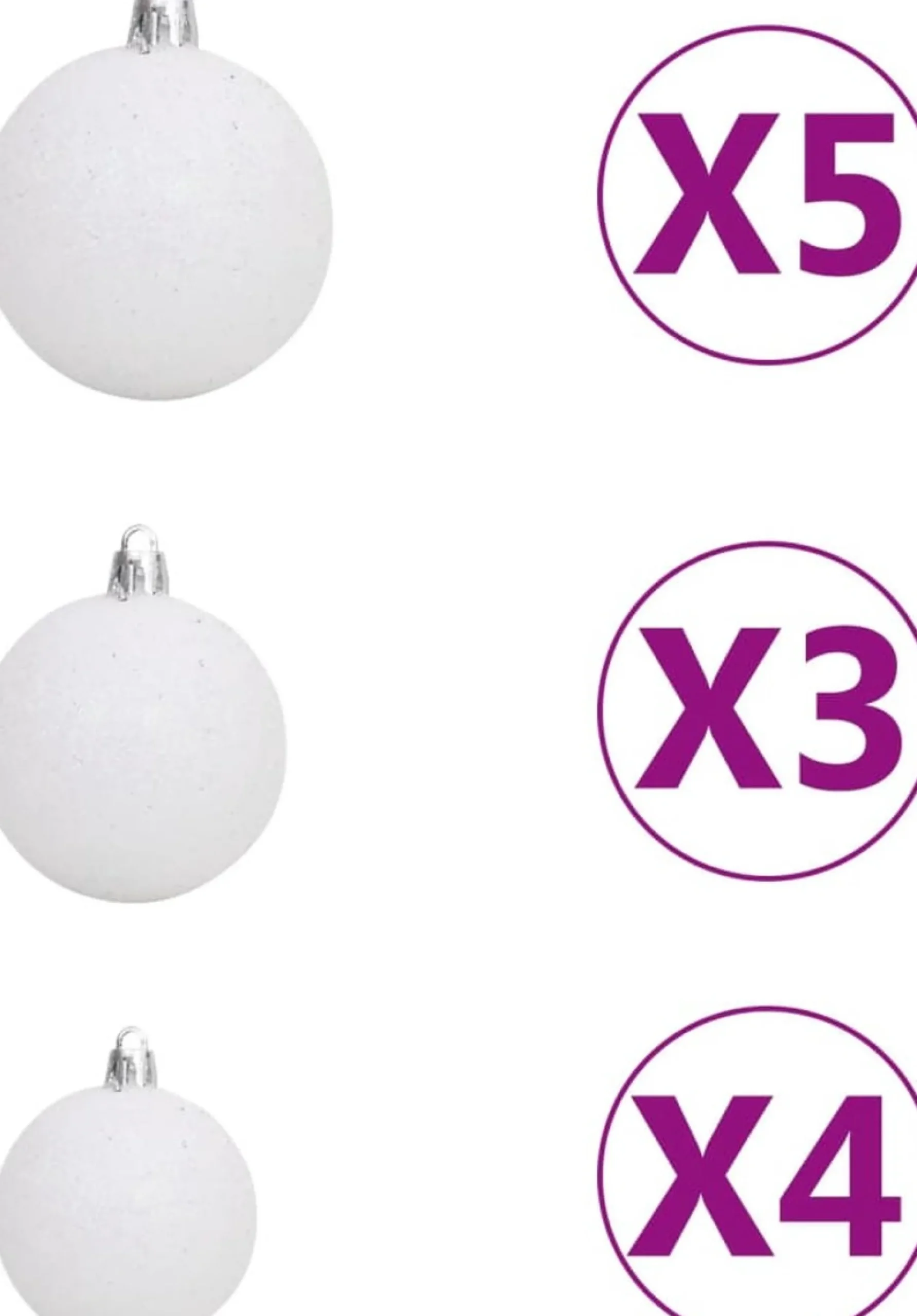 VidaLife Kunstkerstbomen^ Kunstkerstboom Met Led's En Kerstballen Smal 240 Cm Groen