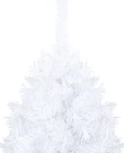 VidaLife Kunstkerstbomen^ Kunstkerstboom Met Led's En Kerstballen 150 Cm Pvc Wit