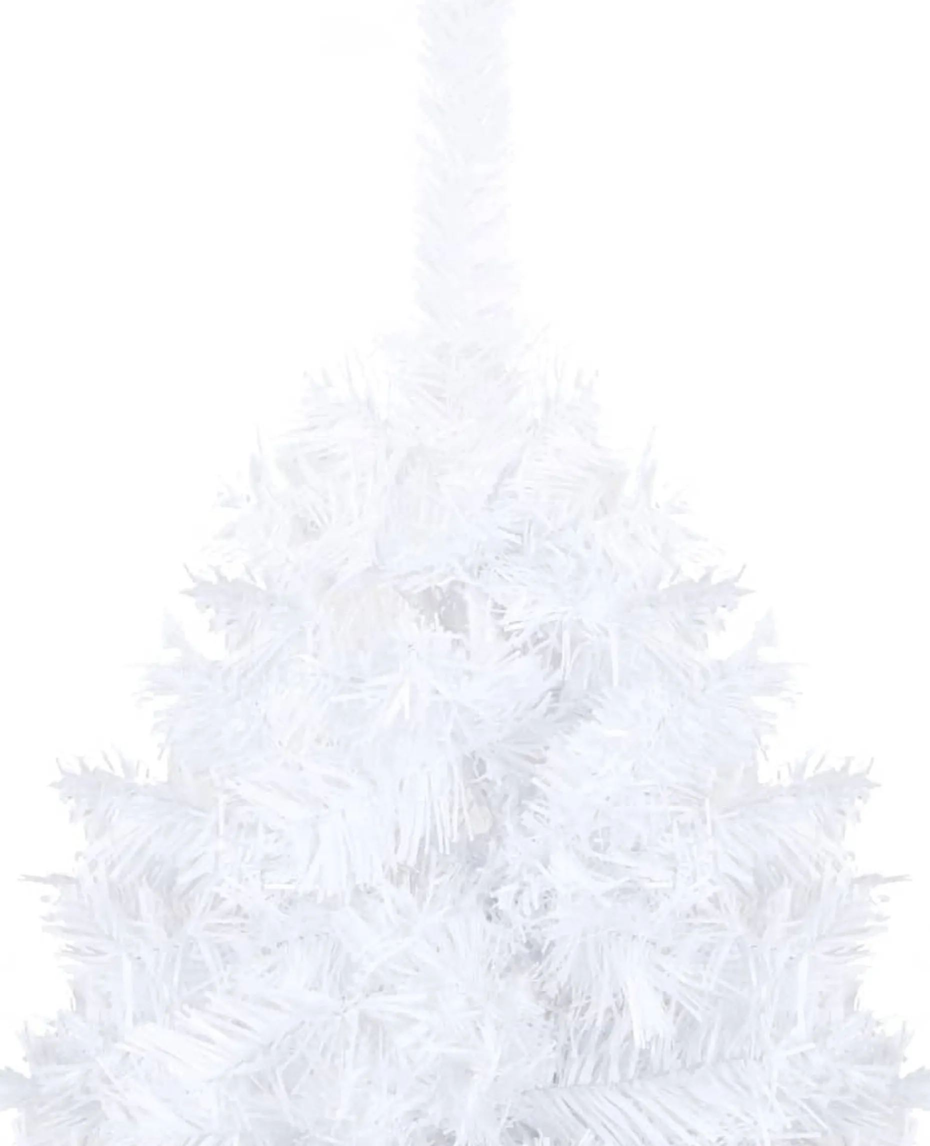 VidaLife Kunstkerstbomen^ Kunstkerstboom Met Led's En Kerstballen 150 Cm Pvc Wit