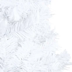 VidaLife Kunstkerstbomen^ Kunstkerstboom Met Led's En Kerstballen 150 Cm Pvc Wit