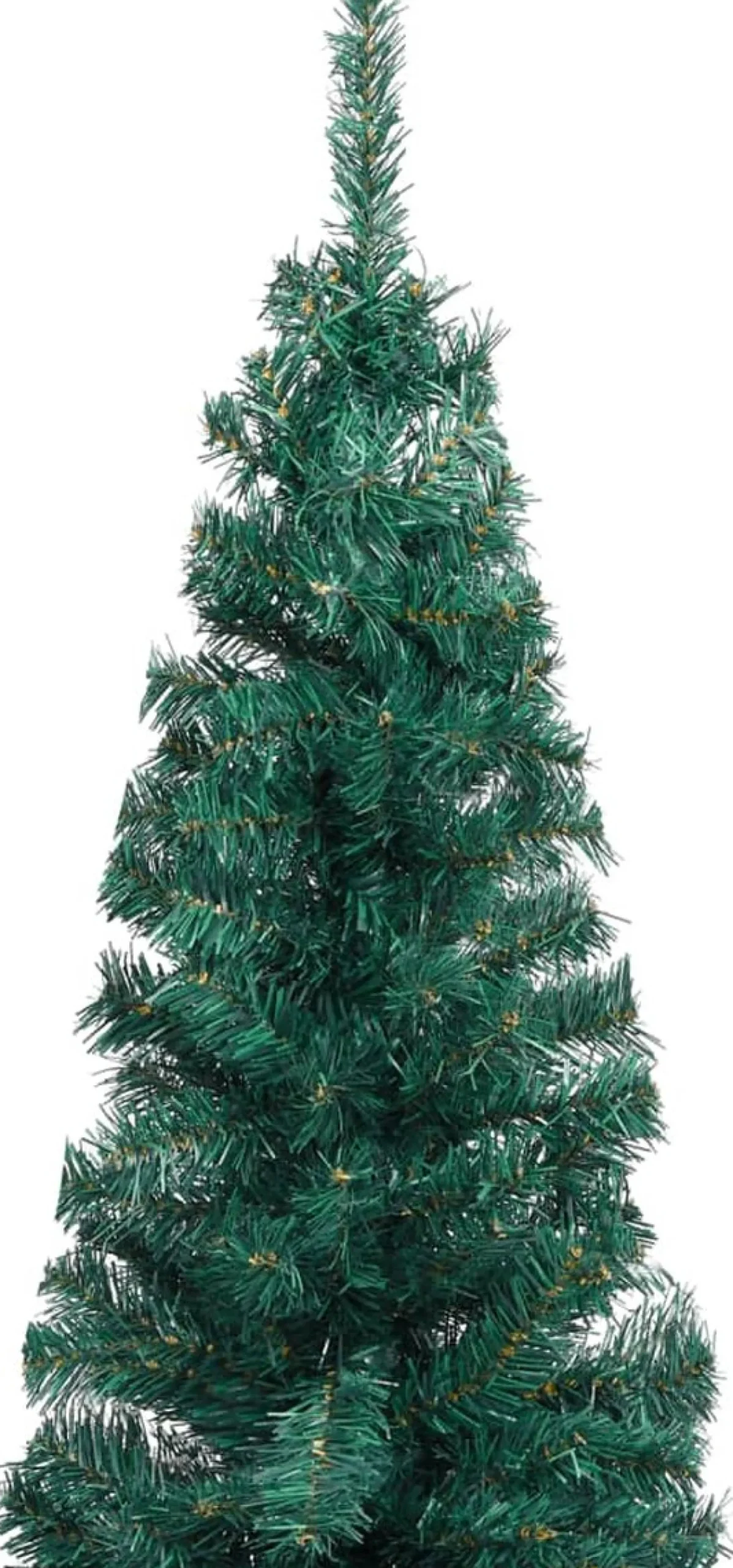 VidaLife Kunstkerstbomen^ Kunstkerstboom Met Standaard Smal 120 Cm Pvc Groen