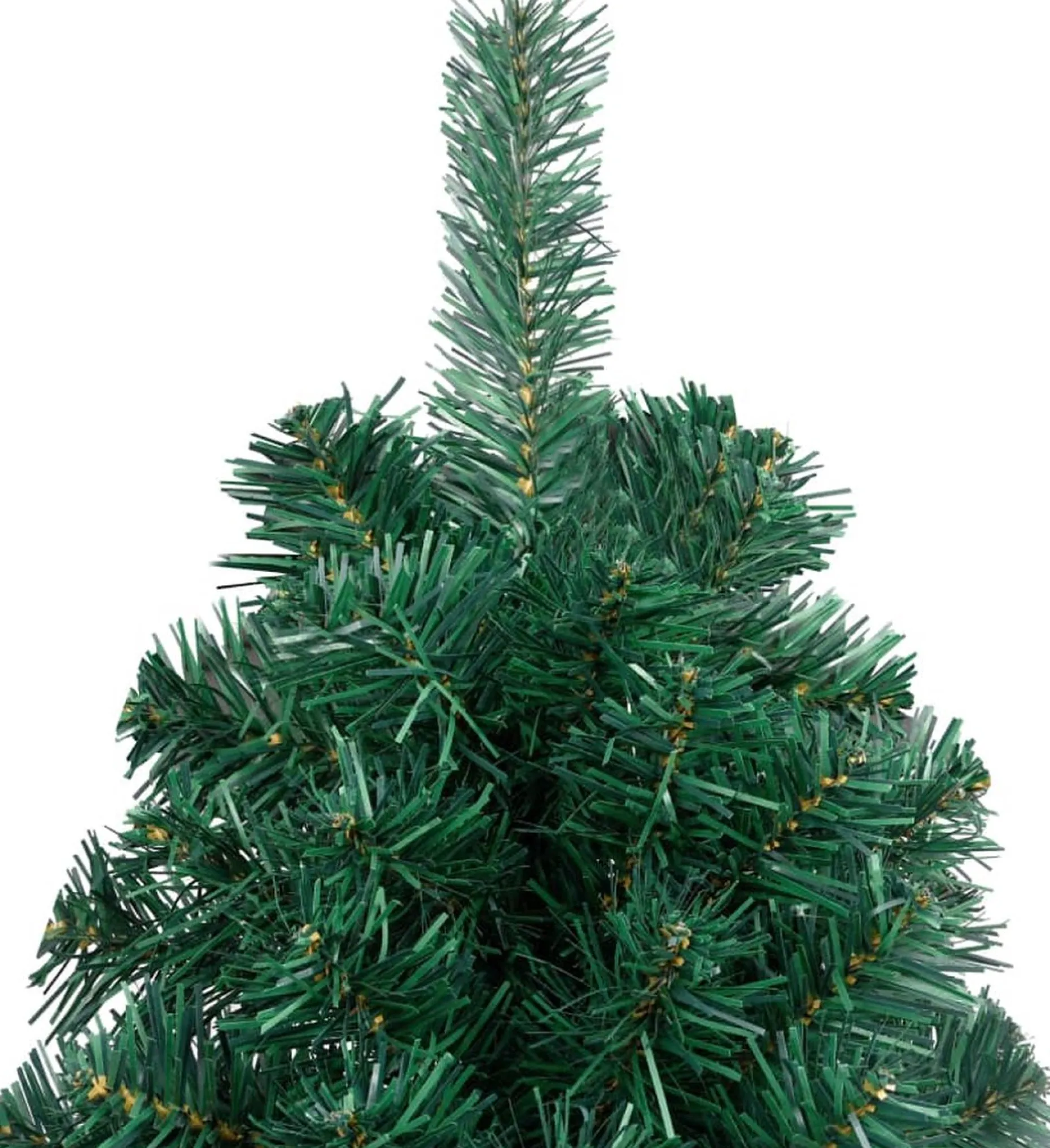 VidaLife Kunstkerstbomen^ Kunstkerstboom Met Standaard Half 240 Cm Pvc Groen