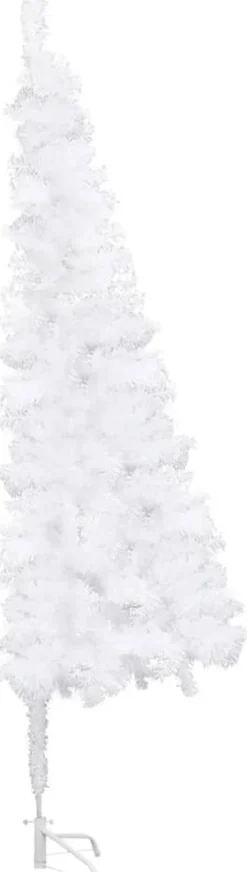 VidaLife Kunstkerstbomen^ Kunstkerstboom Met Led's Hoek 180 Cm Pvc Wit