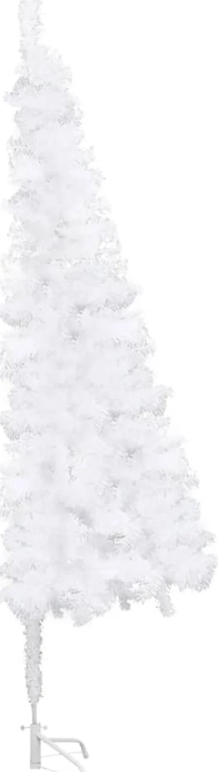 VidaLife Kunstkerstbomen^ Kunstkerstboom Met Led's Hoek 180 Cm Pvc Wit