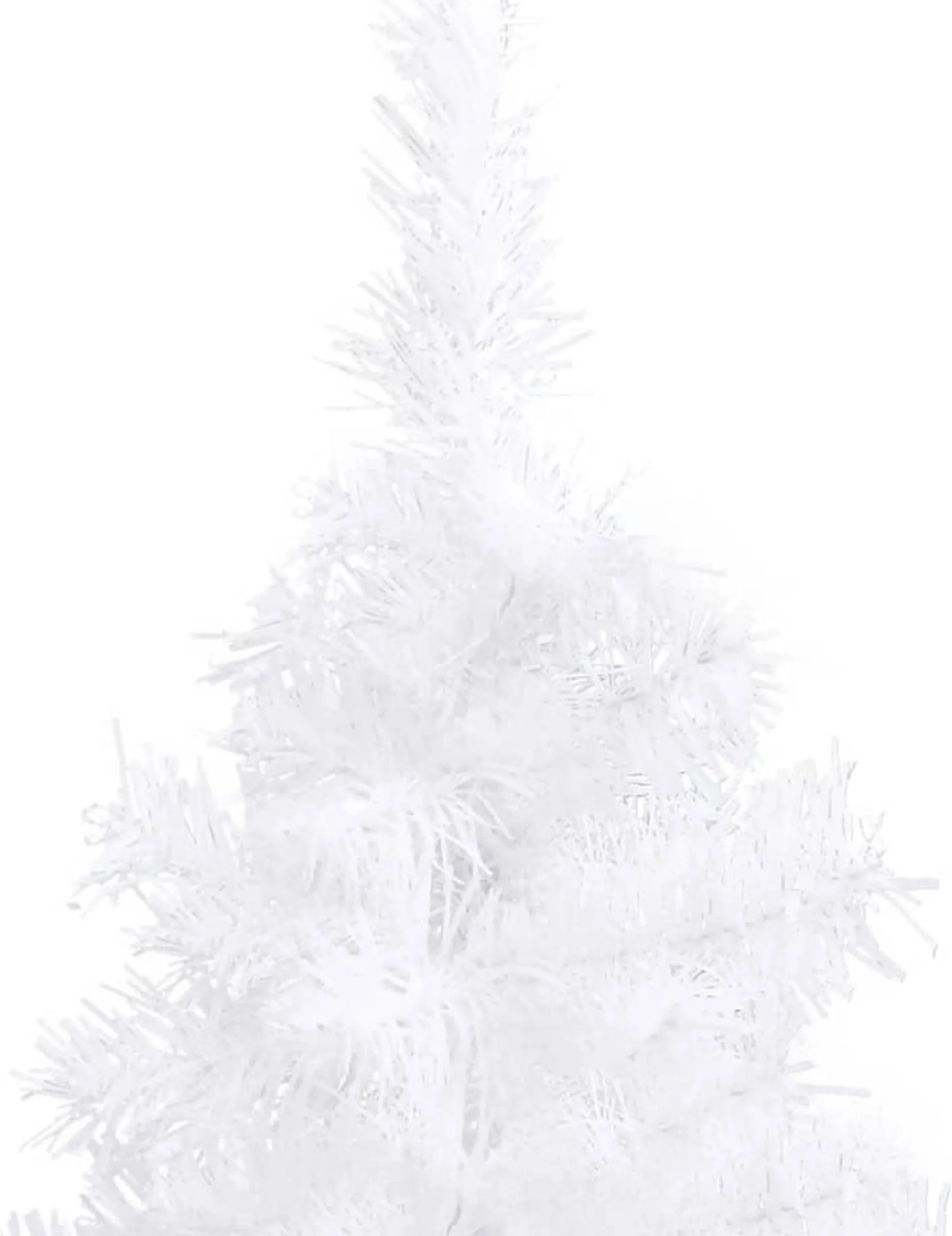 VidaLife Kunstkerstbomen^ Kunstkerstboom Met Led's Hoek 180 Cm Pvc Wit