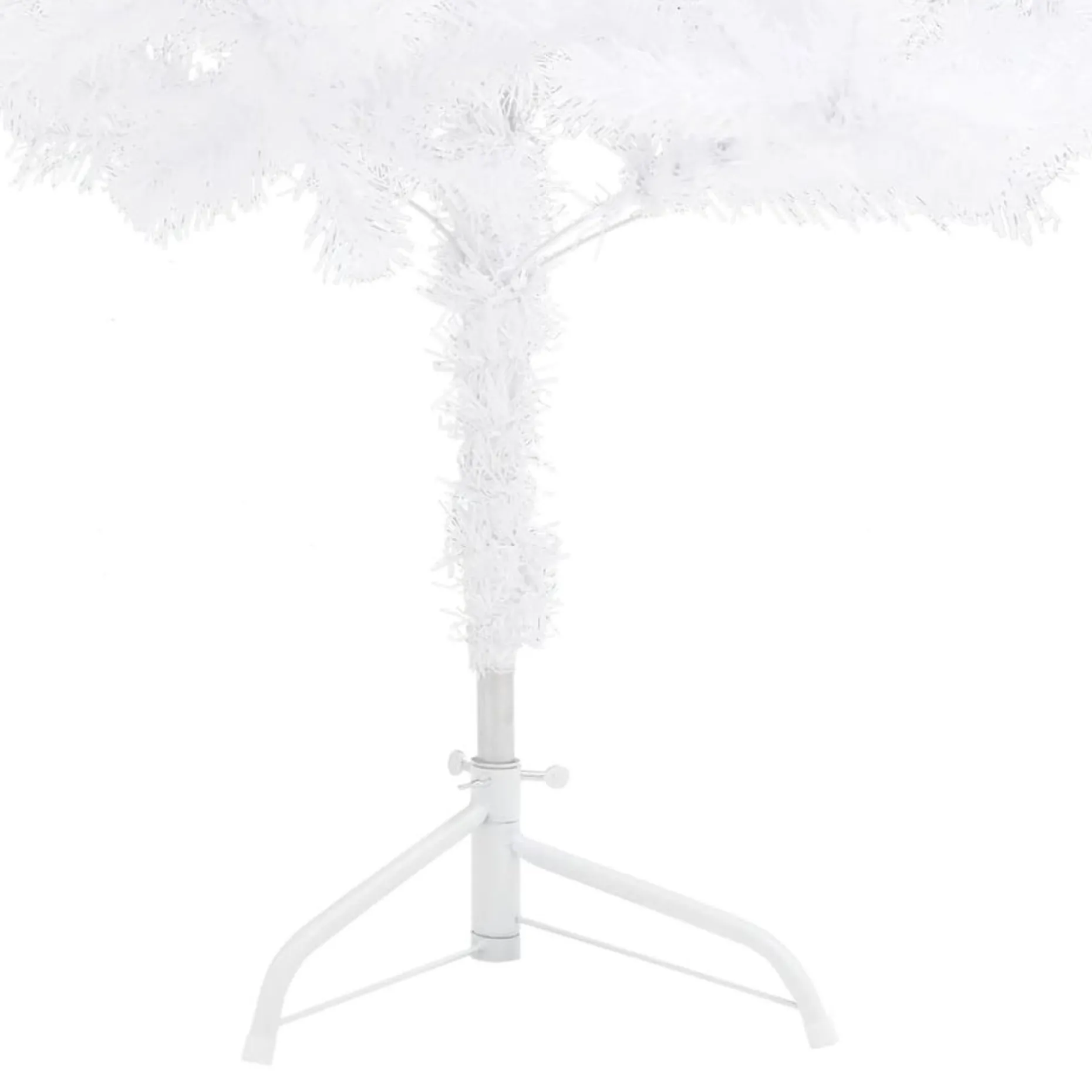 VidaLife Kunstkerstbomen^ Kunstkerstboom Met Led's Hoek 180 Cm Pvc Wit