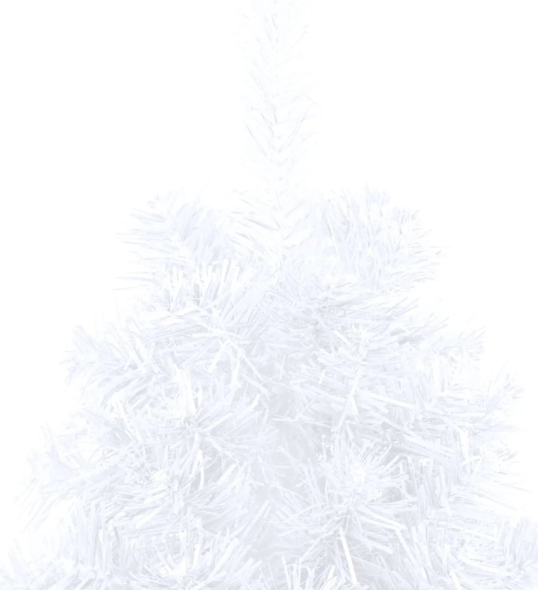 VidaLife Kunstkerstbomen^ Kunstkerstboom Met Led's En Standaard Half 180 Cm Pvc Wit