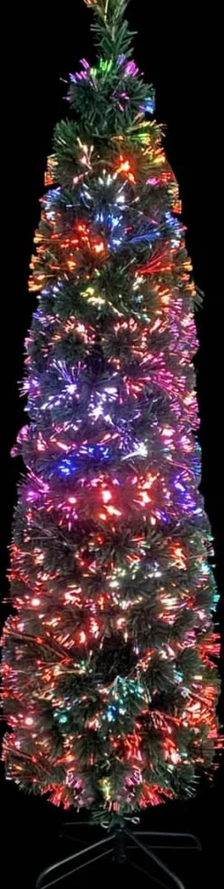 VidaLife Kunstkerstbomen^ Kunstkerstboom Met Standaard Smal 240 Cm Glasvezel