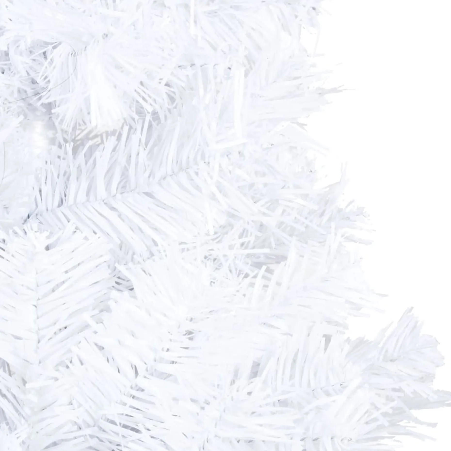 VidaLife Kunstkerstbomen^ Kunstkerstboom Met Led's En Dikke Takken 210 Cm Wit
