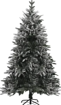 VidaLife Kunstkerstbomen^ Kunstkerstboom Met Led's, Kerstballen En Sneeuw 180 Cm Pvc Pe