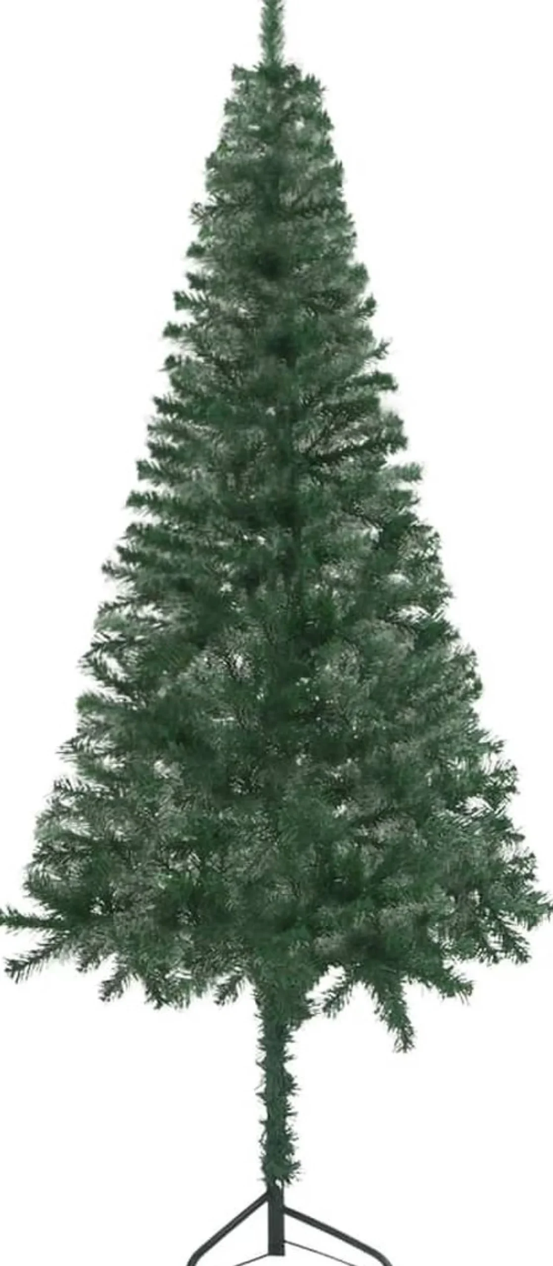 VidaLife Kunstkerstbomen^ Kunstkerstboom Met Led's Hoek 150 Cm Pvc Groen