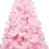 VidaLife Kunstkerstbomen^ Kunstkerstboom Met Standaard 210 Cm Pvc Roze