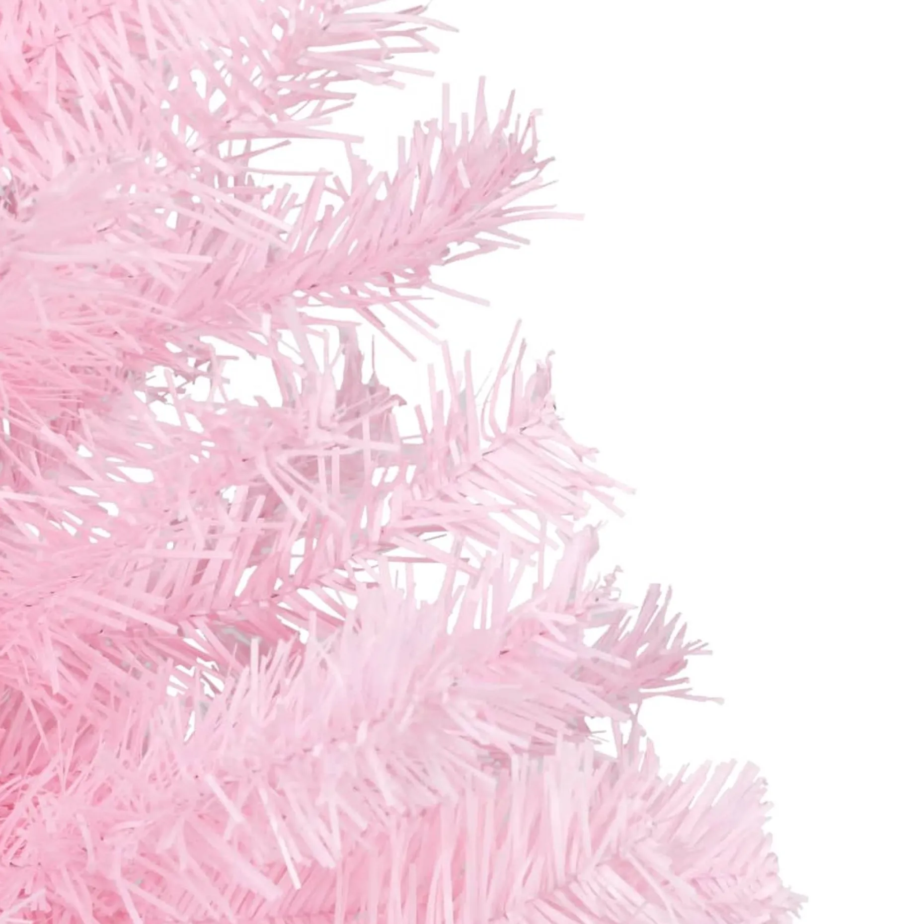 VidaLife Kunstkerstbomen^ Kunstkerstboom Met Standaard 210 Cm Pvc Roze