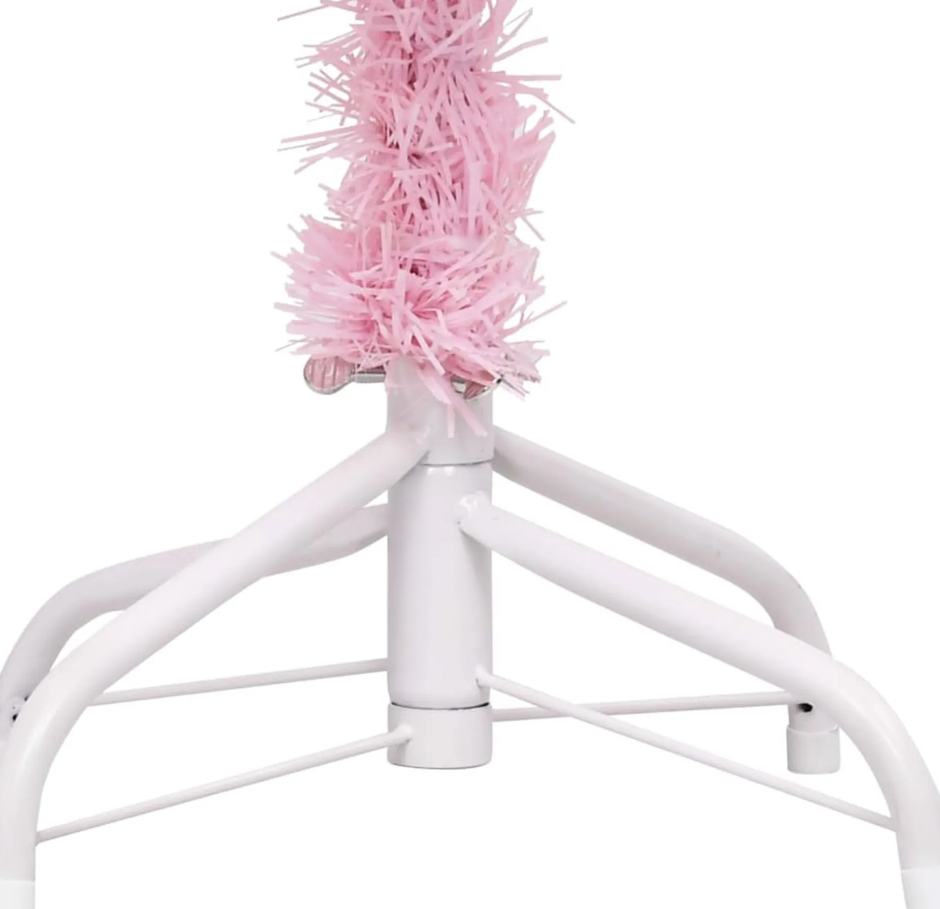 VidaLife Kunstkerstbomen^ Kunstkerstboom Met Standaard 210 Cm Pvc Roze