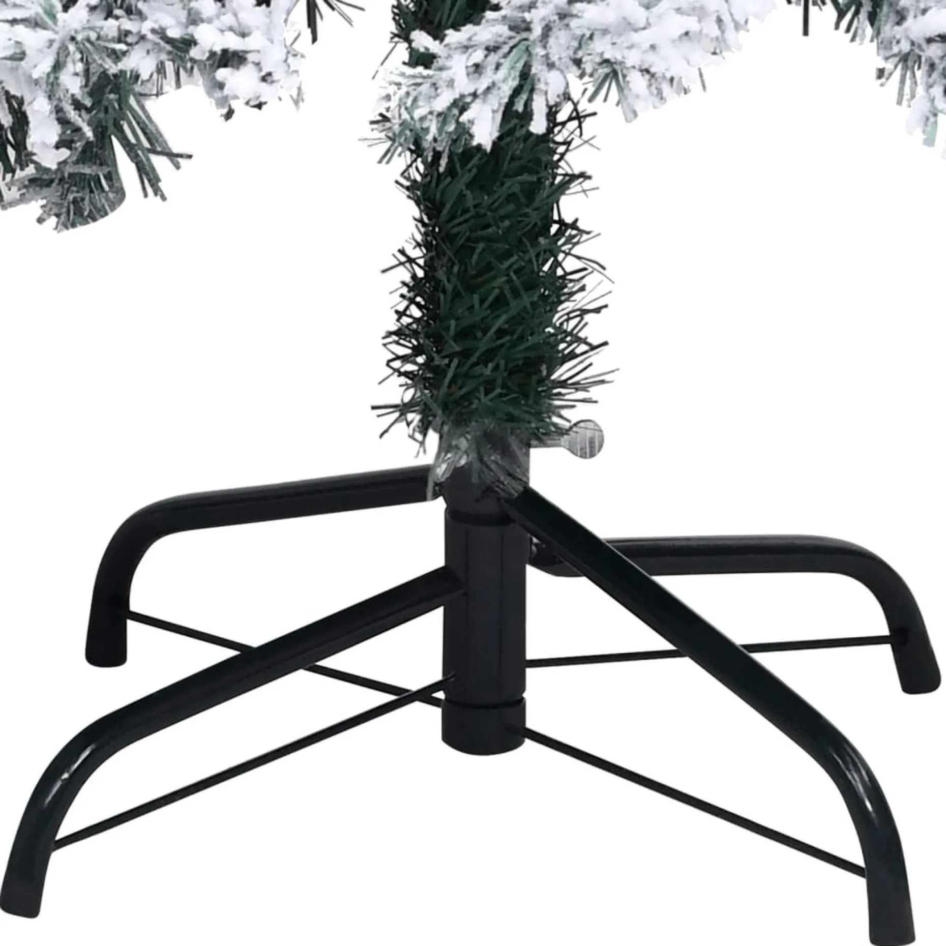 VidaLife Kunstkerstbomen^ Kunstkerstboom Met Sneeuw 120 Cm Pvc Groen