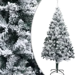 VidaLife Kunstkerstbomen^ Kunstkerstboom Met Sneeuw 210 Cm Pvc Groen