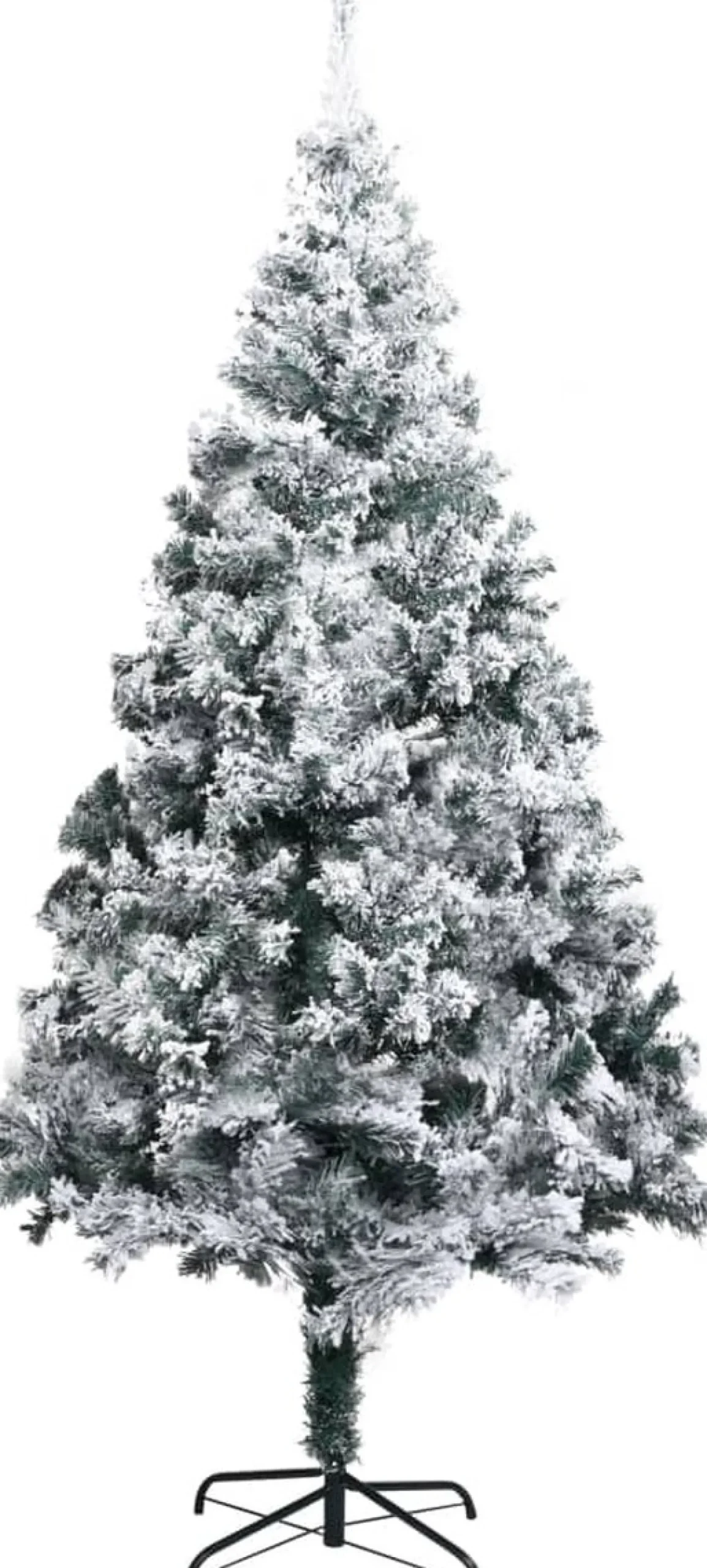 VidaLife Kunstkerstbomen^ Kunstkerstboom Met Sneeuw 210 Cm Pvc Groen