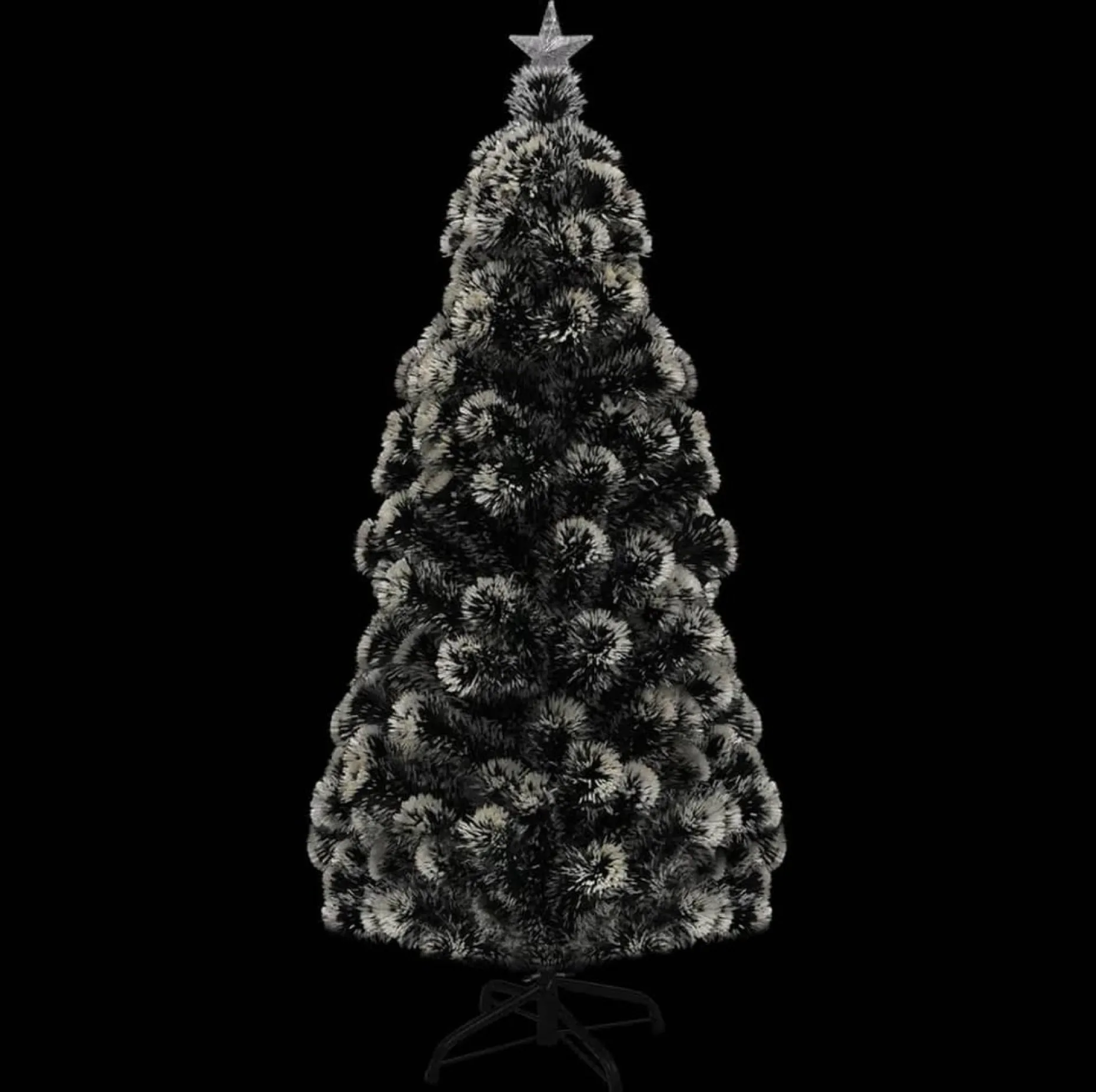 VidaLife Kunstkerstbomen^ Kunstkerstboom Met Standaard/Led 180 Cm Glasvezel