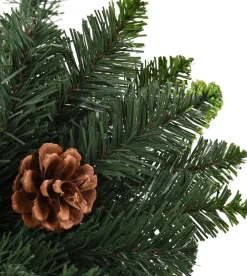 VidaLife Kunstkerstbomen^ Kunstkerstboom Met Dennenappels 150 Cm Groen