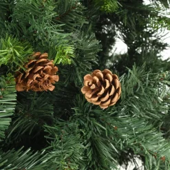 VidaLife Kunstkerstbomen^ Kunstkerstboom Met Dennenappels 150 Cm Groen