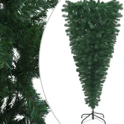 VidaLife Kunstkerstbomen^ Kunstkerstboom Omgekeerd Met Led's En Kerstballen 150 Cm
