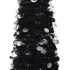 VidaLife Kunstkerstbomen^ Kunstkerstboom Pop-Up 180 Cm Pet Zwart