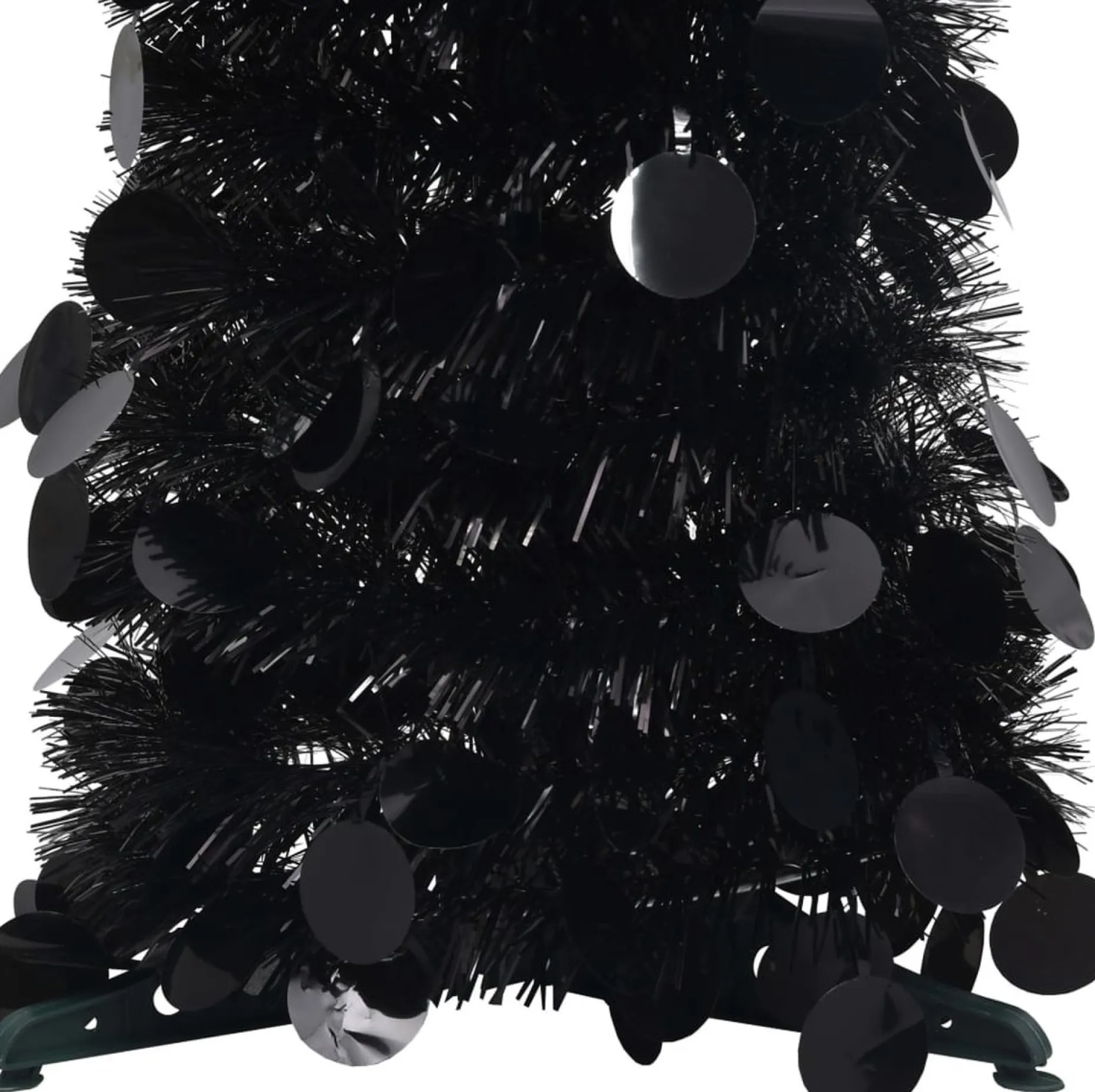 VidaLife Kunstkerstbomen^ Kunstkerstboom Pop-Up 180 Cm Pet Zwart