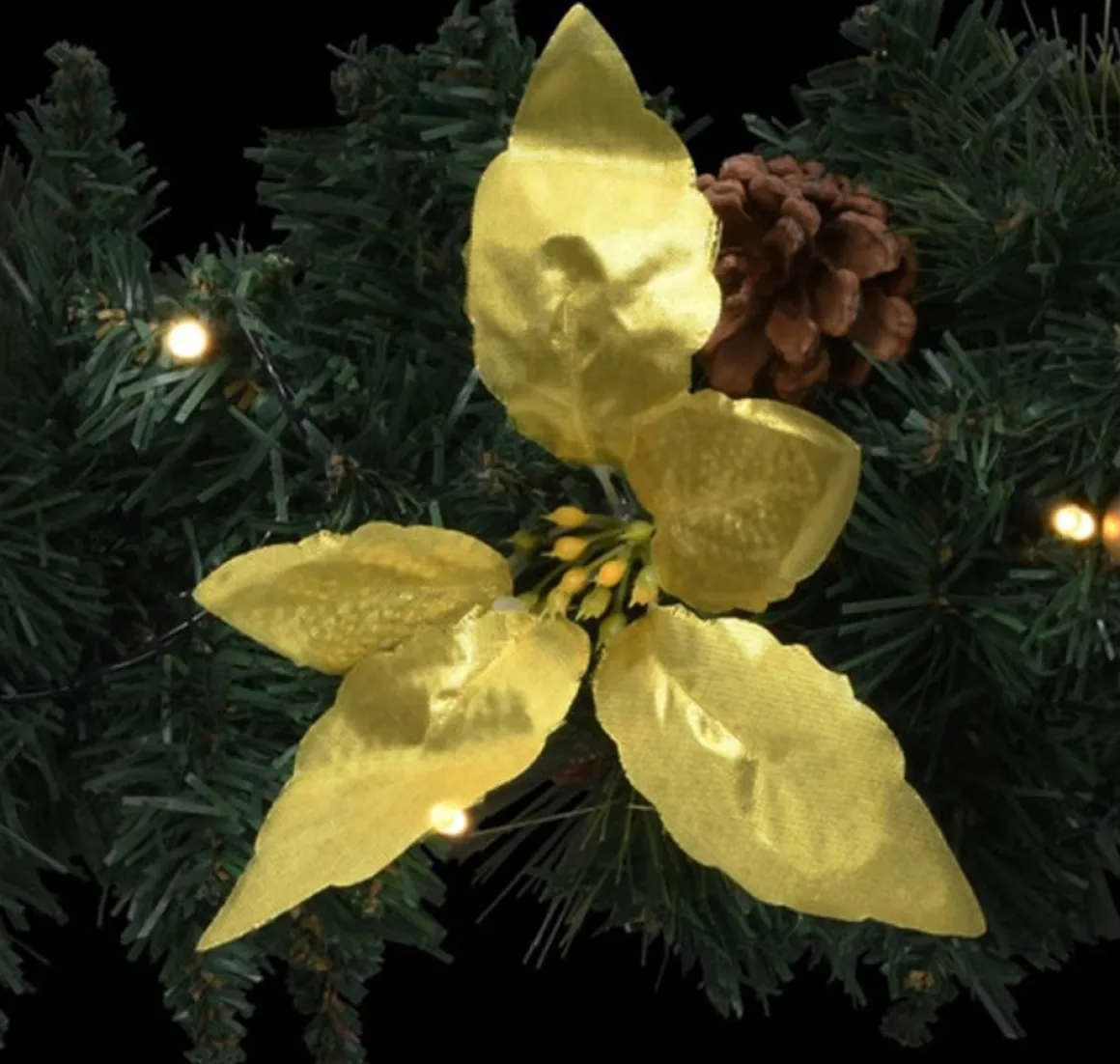 vidaXL Kerstboog Met Led-Lampjes 90 Cm Pvc Groen Clearance