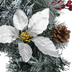 vidaXL Kerstboog Met Led-Lampjes 90 Cm Pvc Groen Hot