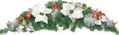 vidaXL Kerstboog Met Led-Lampjes 90 Cm Pvc Groen Hot