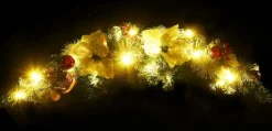 vidaXL Kerstboog Met Led-Lampjes 90 Cm Pvc Groen Hot