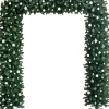 vidaXL Decoratieve Kerstbomen^ Kerstboog Met Led's En Kerstballen 240 Cm Groen