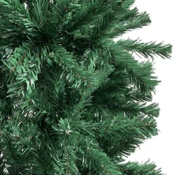 vidaXL Decoratieve Kerstbomen^ Kerstboog Met Led's En Kerstballen 240 Cm Groen