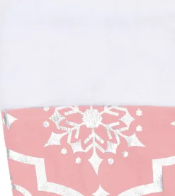 vidaXL Kerstboomstandaarden^ Kerstboomrok Luxe Met Sok 122 Cm Stof Roze