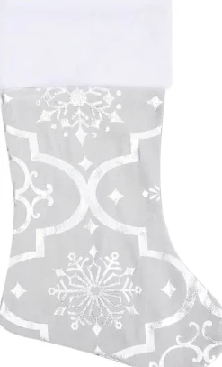 vidaXL Kerstboomstandaarden^ Kerstboomrok Luxe Met Sok 90 Cm Stof Wit