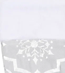 vidaXL Kerstboomstandaarden^ Kerstboomrok Luxe Met Sok 122 Cm Stof Wit
