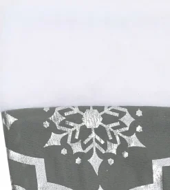 vidaXL Kerstboomstandaarden^ Kerstboomrok Luxe Met Sok 122 Cm Stof Grijs
