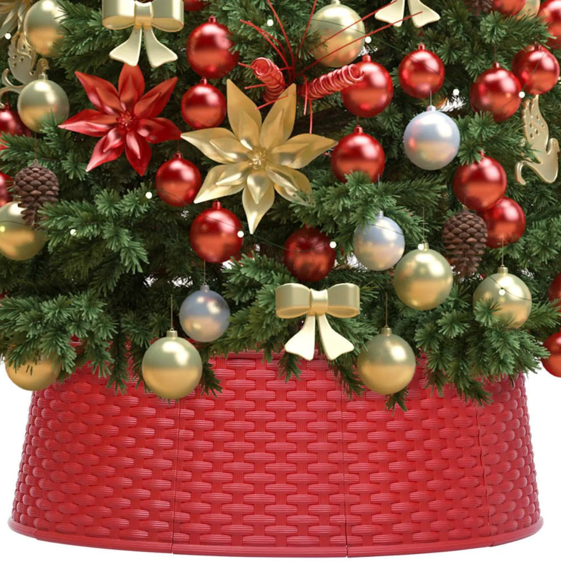 vidaXL Kerstboomstandaarden^ Kerstboomrok O54X19,5 Cm
