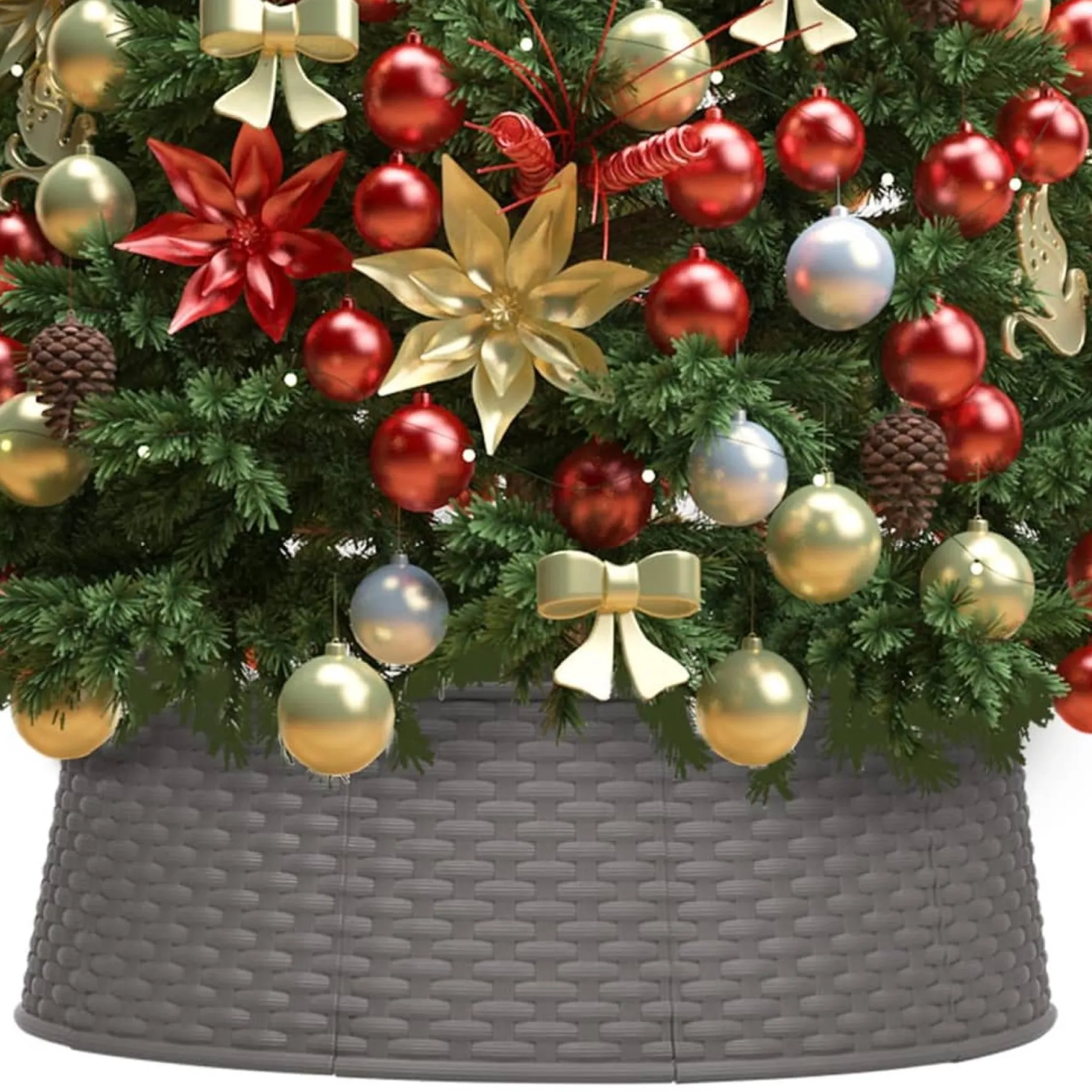 vidaXL Kerstboomstandaarden^ Kerstboomrok O54X19,5 Cm
