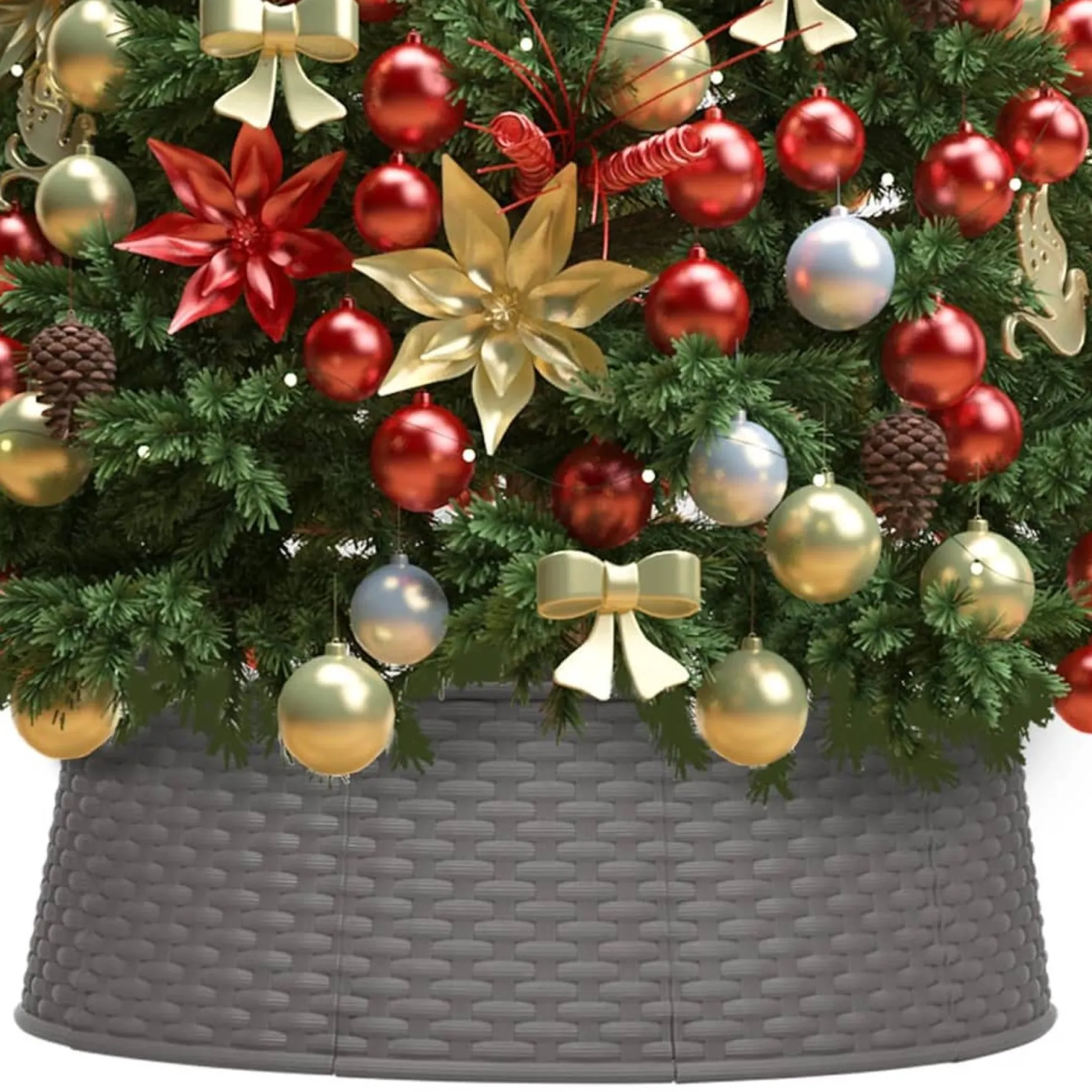 vidaXL Kerstboomstandaarden^ Kerstboomrok O65X19,5 Cm